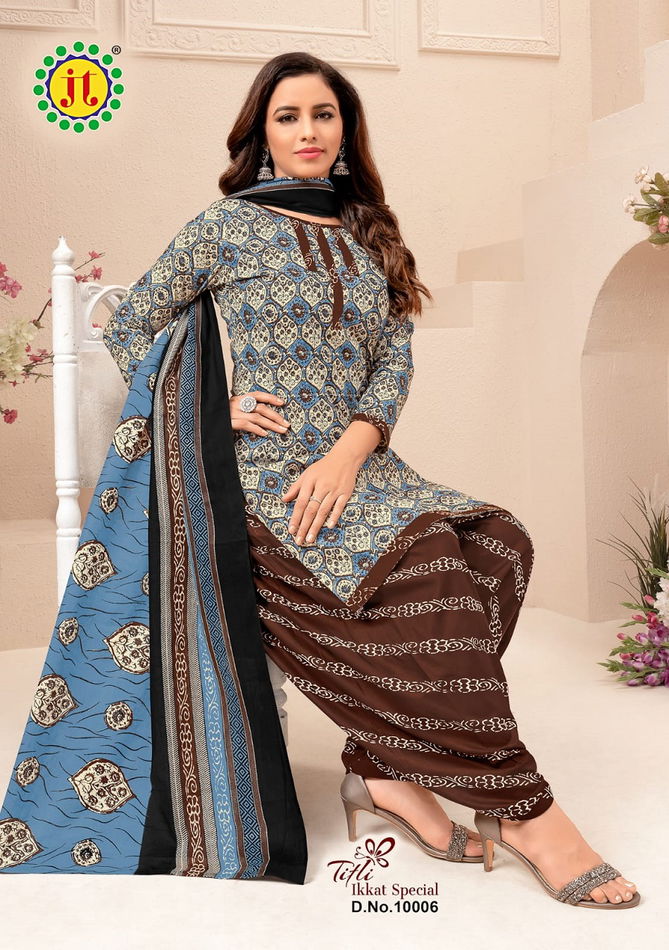 Jt Titli 10 Ikkat Special Casual Daily Wear Wholesale Dress Material Collection 